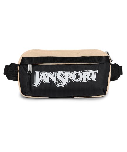 Saszetka Biodrowa JanSport Washington - Czarny Beżowy