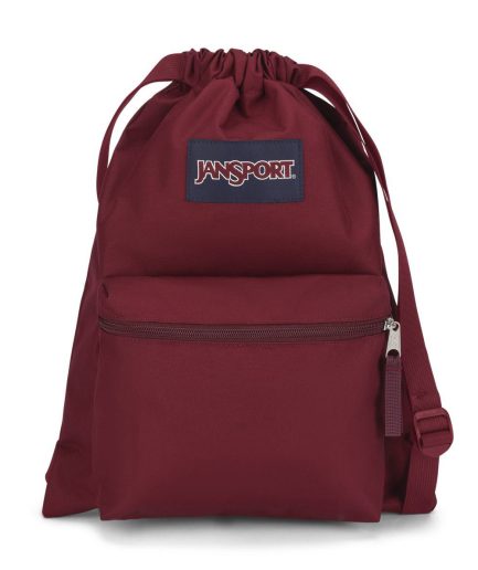 Plecak JanSport Draw Sack - Burgundowy